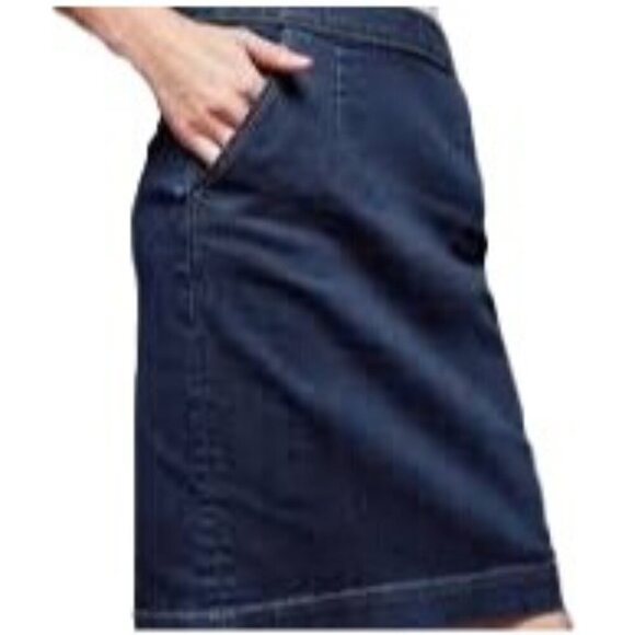 Gap 1969 Denim Pencil Skirt, Blue/Black, Size 12 regular - Picture 4 of 13